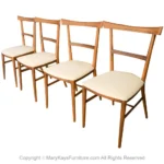 Mid Century Paul McCobb Planner Group Dining Chairs set of four