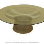 Mid-Century Authentic Knoll Warren Platner Wire Glass Coffee Table