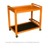 Mid Century Danish 1960s Teak Bar Cart Denmark