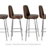 Mid-Century Vintage Swivel Bar Stools 1970s