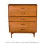 Mid-Century Lane Acclaim Dovetail Walnut Tall Dresser