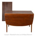 Mid-Century Kipp Stewart Drexel Declaration Drop Leaf Dining Table One Leaf