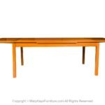 Mid Century Teak Large Extendable Draw Leaf Dining Table