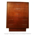 Vintage Mid Century Lane Tallboy Highboy Dresser