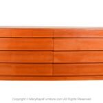 Mid Century Danish Modern Teak 10 Drawer Dresser Denmark