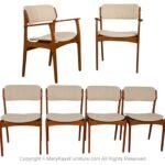 Set of 6 Mid Century Erik Buch Teak Dining Arm & Side Chairs