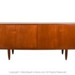 Teak Mid Century Denmark Sliding Door Sideboard Credenza