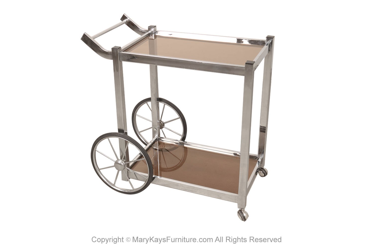 70668343-8f7e-412b-a82e-1c2462d6e668_Mid-Century-Chrome-Smoked-Glass-Two-Tier-Rolling-Bar-Cart-1.jpg